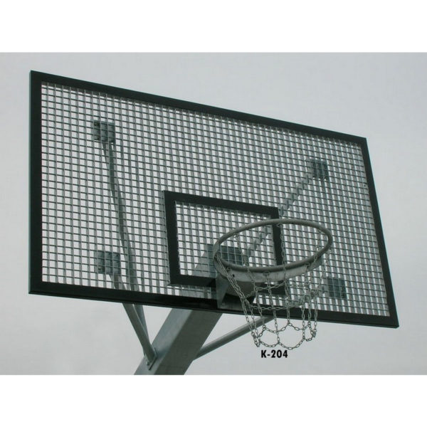 Teräksinen koripallokorin taustalevy (kalvanoitu) ulkokäyttöön