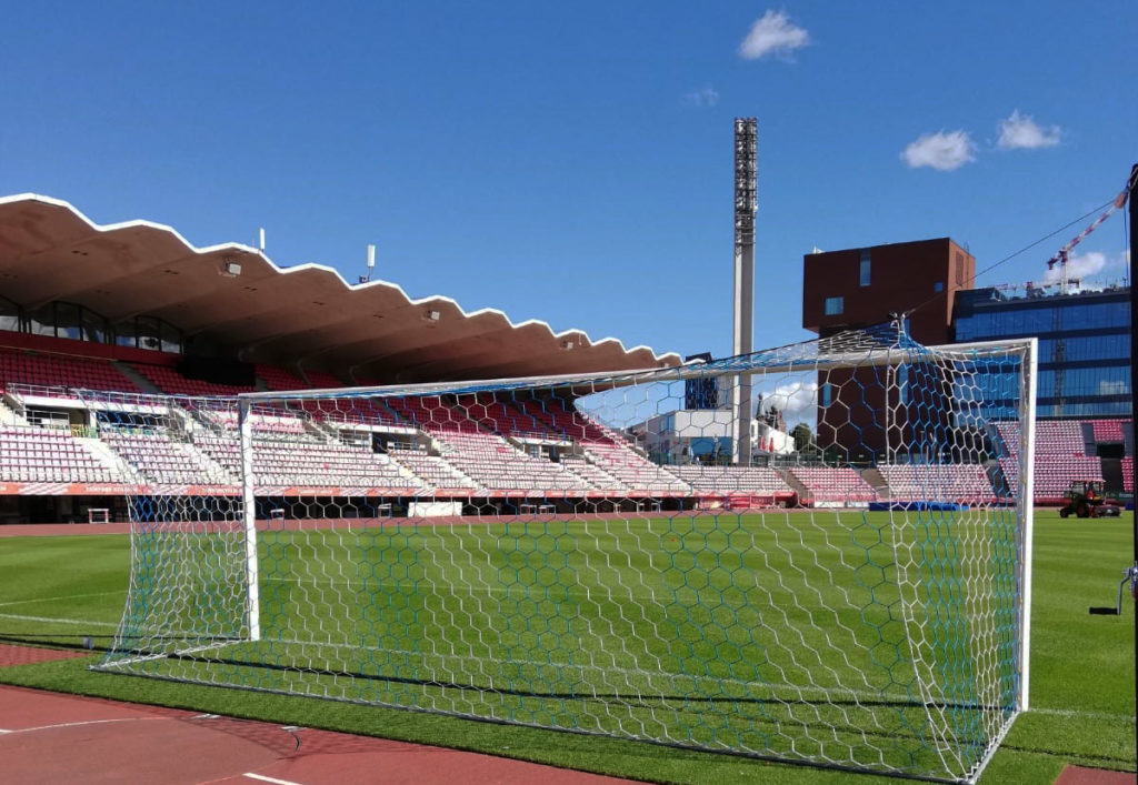 Jalkapallomaali verkko / Ratinan Stadion, Tampere