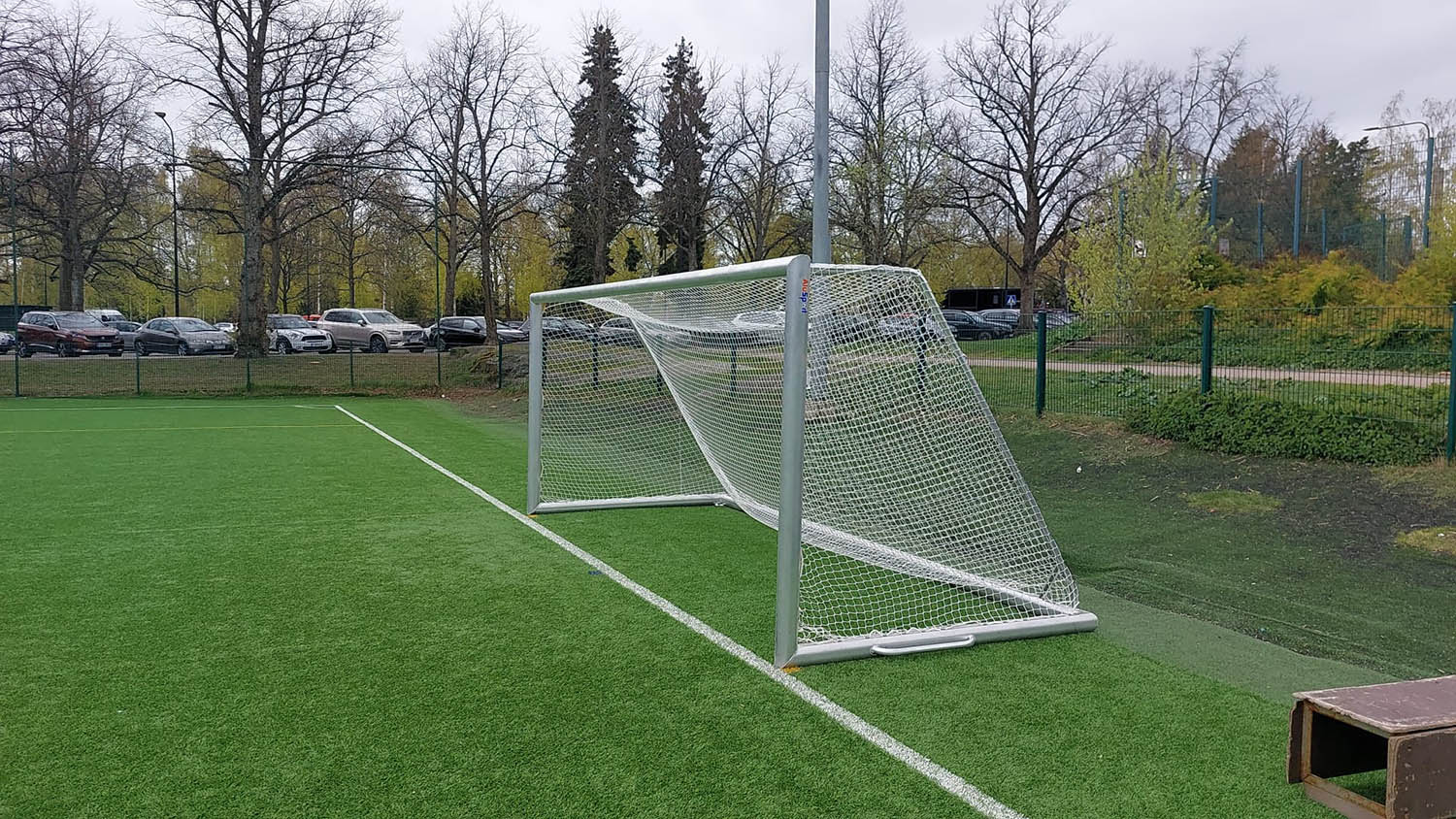 Kestävä jalkapallomaali Alusport 5x2m