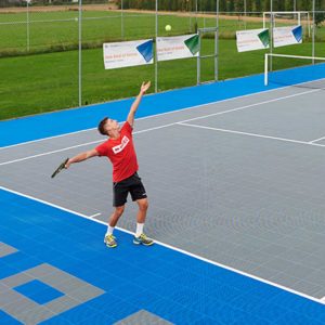 Tennis alusta - Gripper tennis pelialusta tennikseen sisä ja ulkokäyttöön
