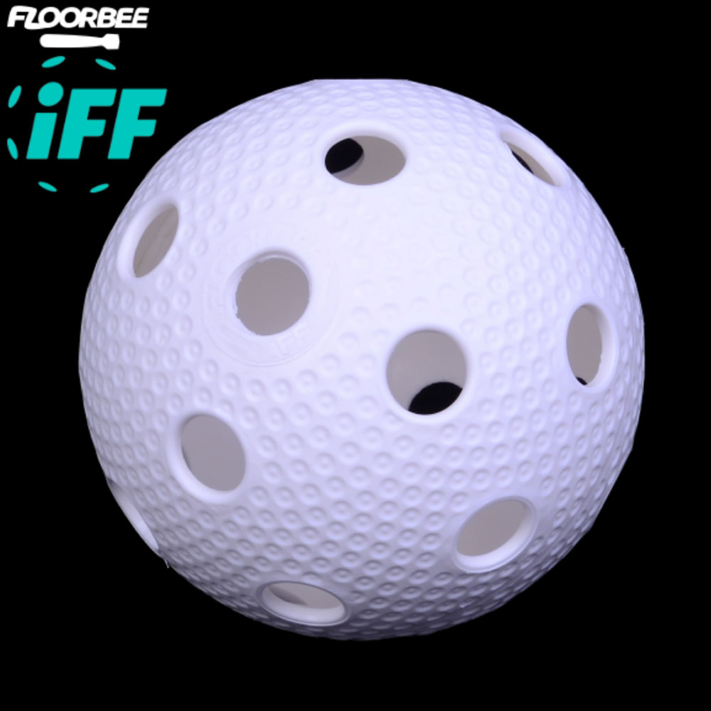 Valkoinen salibandypallo / Floorbee Torpedo Match IFF