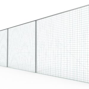 Jalkapallokentän päätyverkko tolpilla 15x4m Alusport