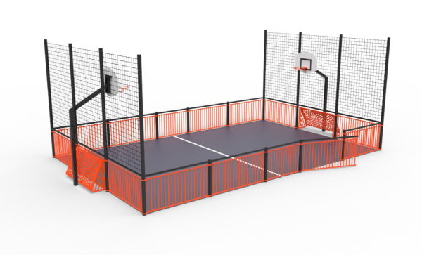 Monipeliareena Sport 12x6,7m koulun pihalle